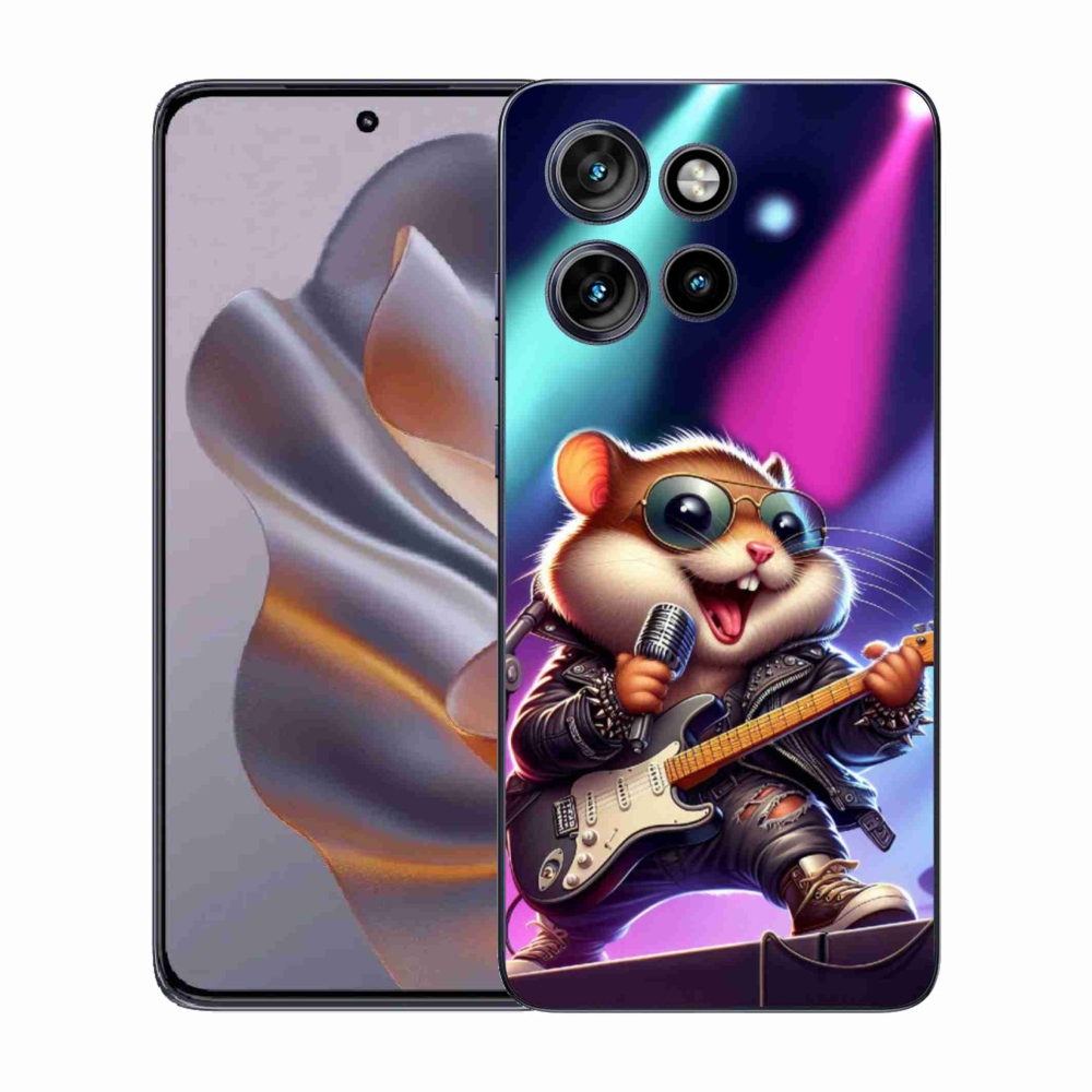 Gélový kryt mmCase na Motorola Edge 50 Neo - škrečok rocker