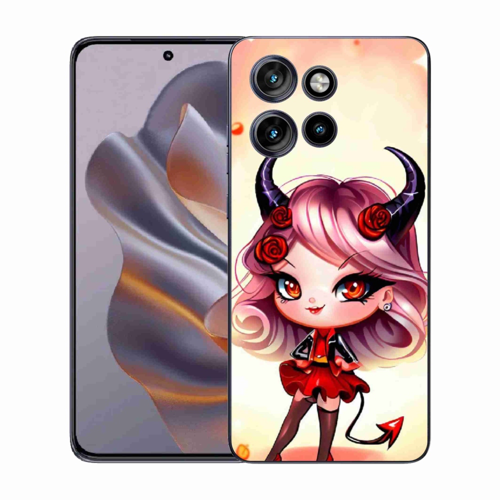 Gélový kryt mmCase na Motorola Edge 50 Neo - kreslená čertica
