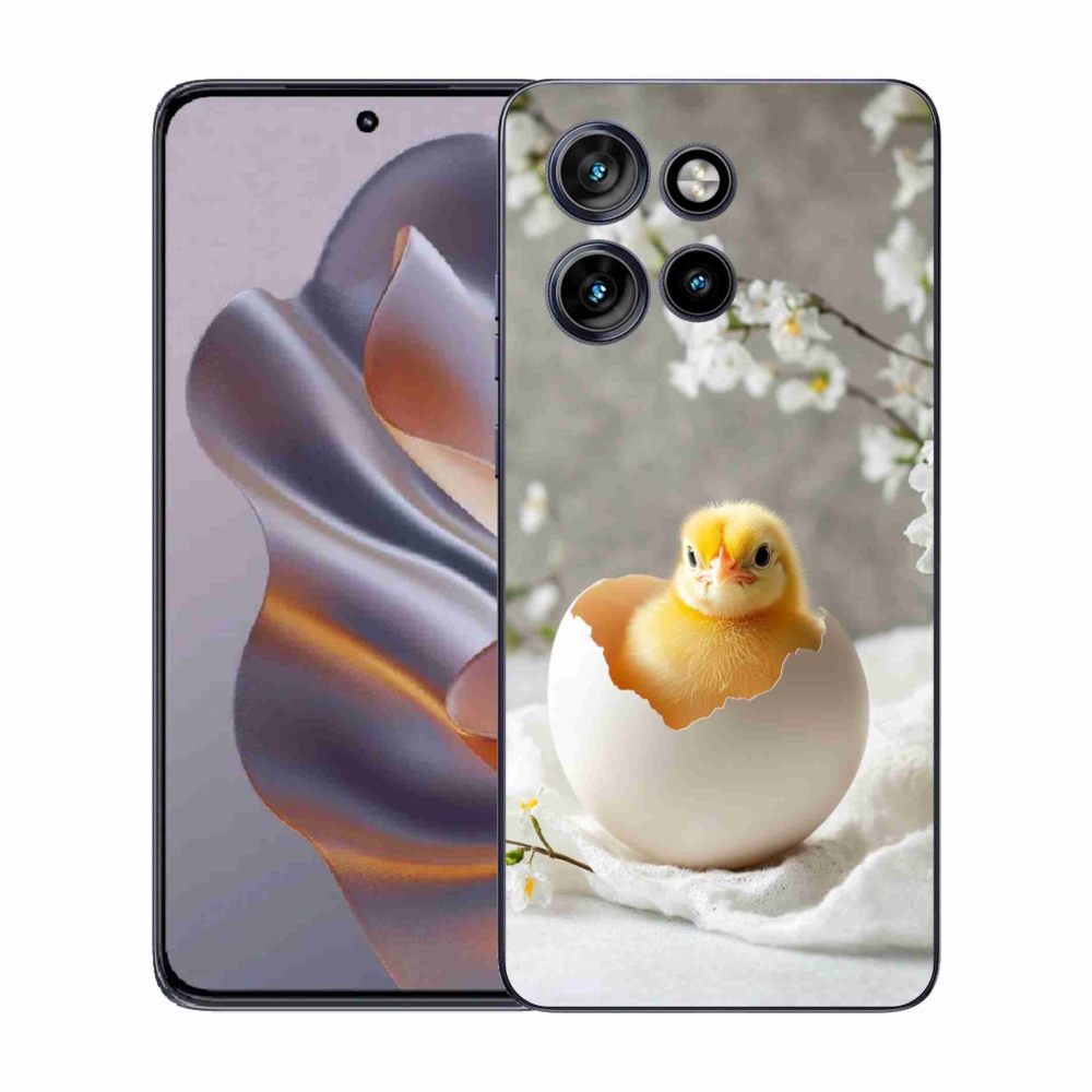 Gélový kryt mmCase na Motorola Edge 50 Neo - kuriatko