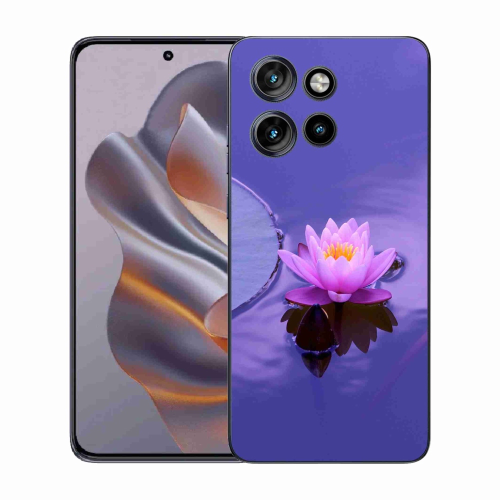 Gélový kryt mmCase na Motorola Edge 50 Neo - kvet na hladine