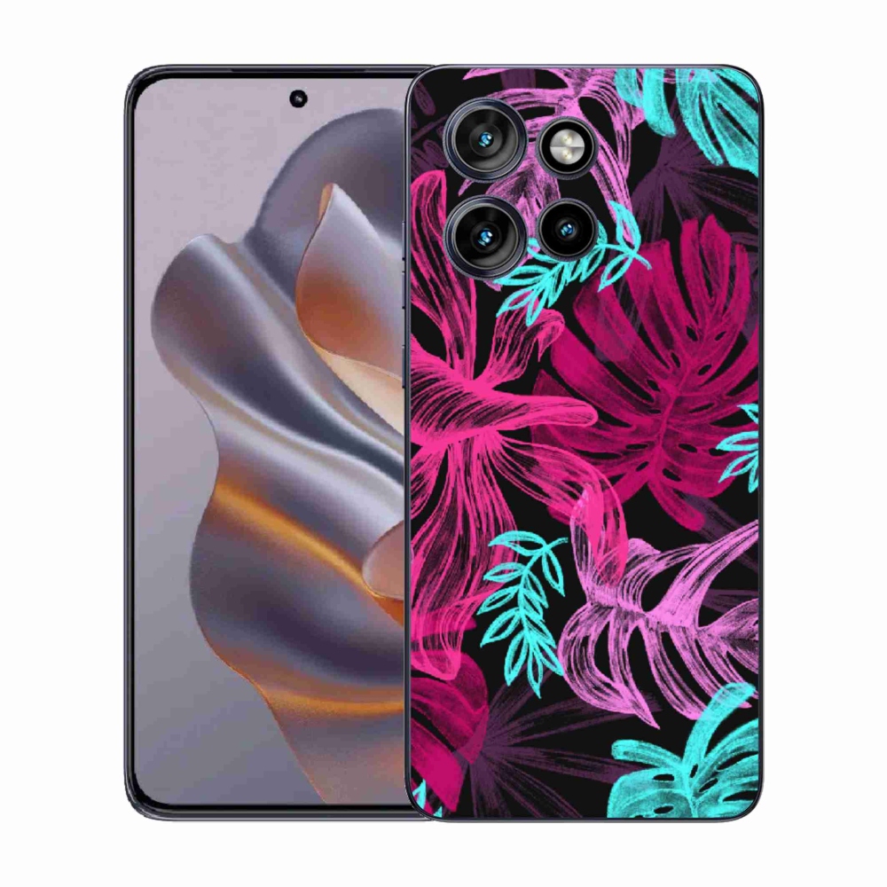 Gélový kryt mmCase na Motorola Edge 50 Neo - kvety 1