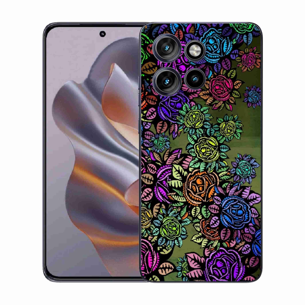 Gélový kryt mmCase na Motorola Edge 50 Neo - kvety 6