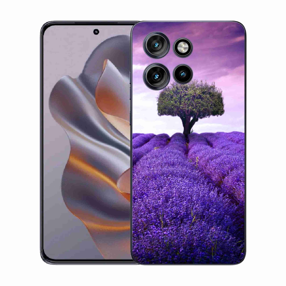 Gélový kryt mmCase na Motorola Edge 50 Neo - levanduľová lúka