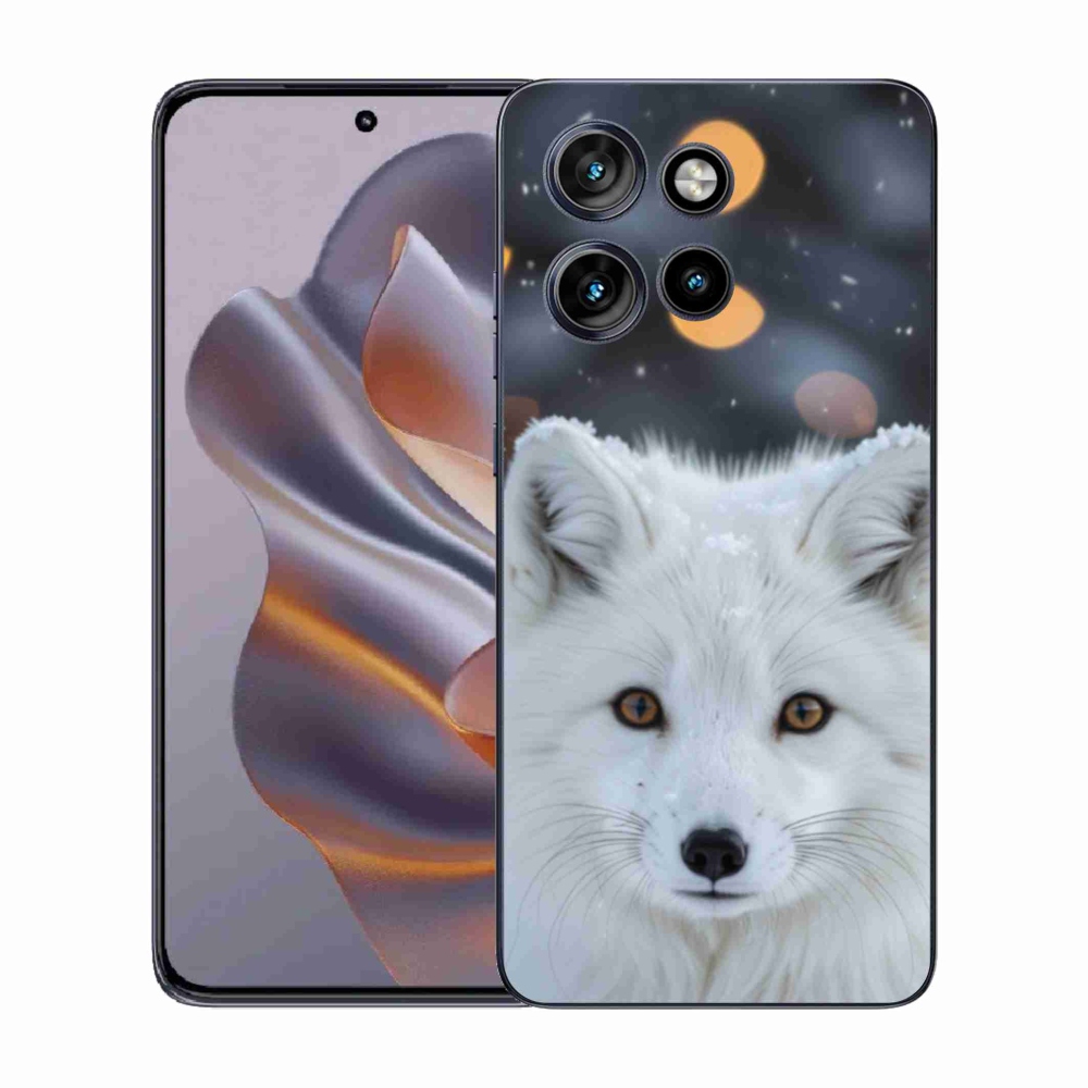Gélový kryt mmCase na Motorola Edge 50 Neo - líška polárna