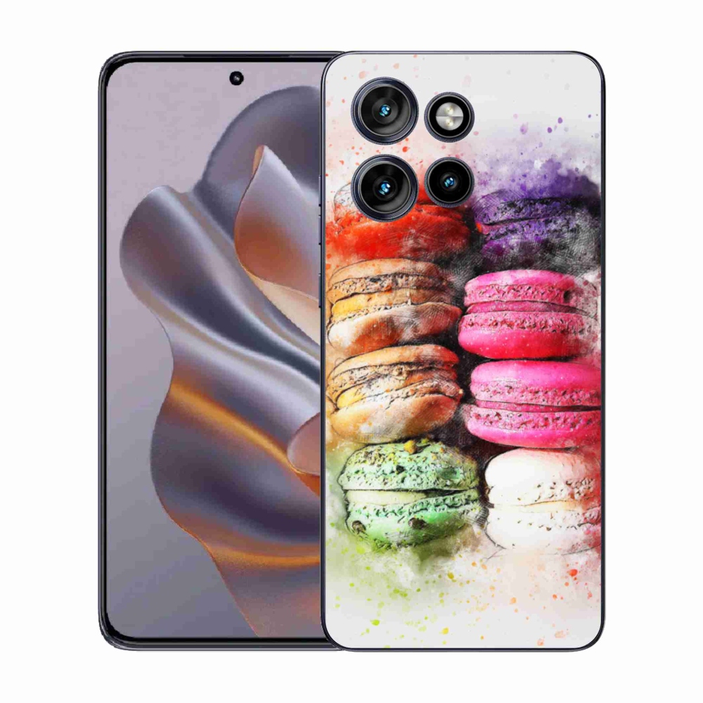 Gélový kryt mmCase na Motorola Edge 50 Neo - makrónky