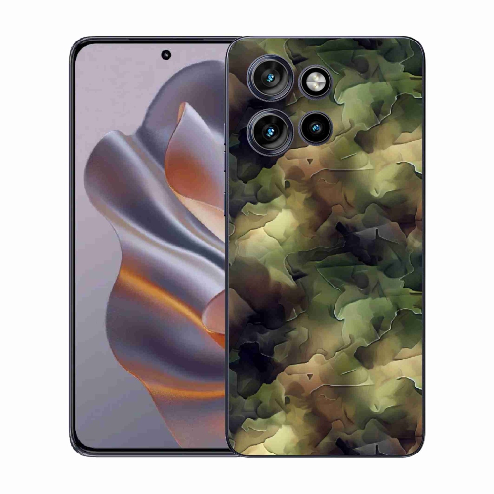 Gélový kryt mmCase na Motorola Edge 50 Neo - maskáčový vzor 10