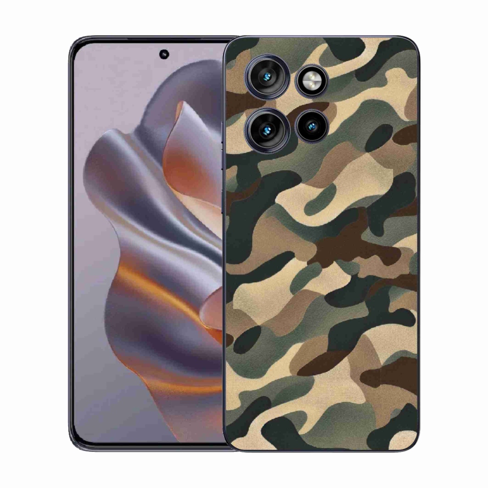 Gélový kryt mmCase na Motorola Edge 50 Neo - maskáčový vzor 11