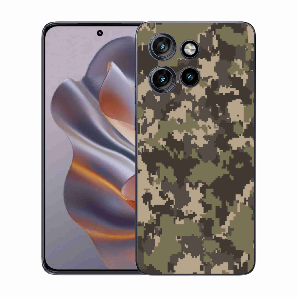 Gélový kryt mmCase na Motorola Edge 50 Neo - maskáčový vzor 12