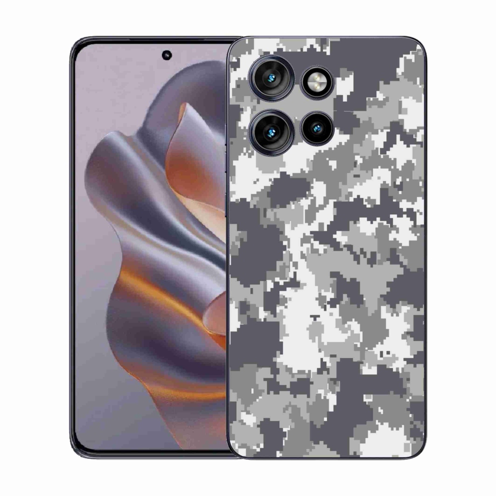 Gélový kryt mmCase na Motorola Edge 50 Neo - maskáčový vzor 2