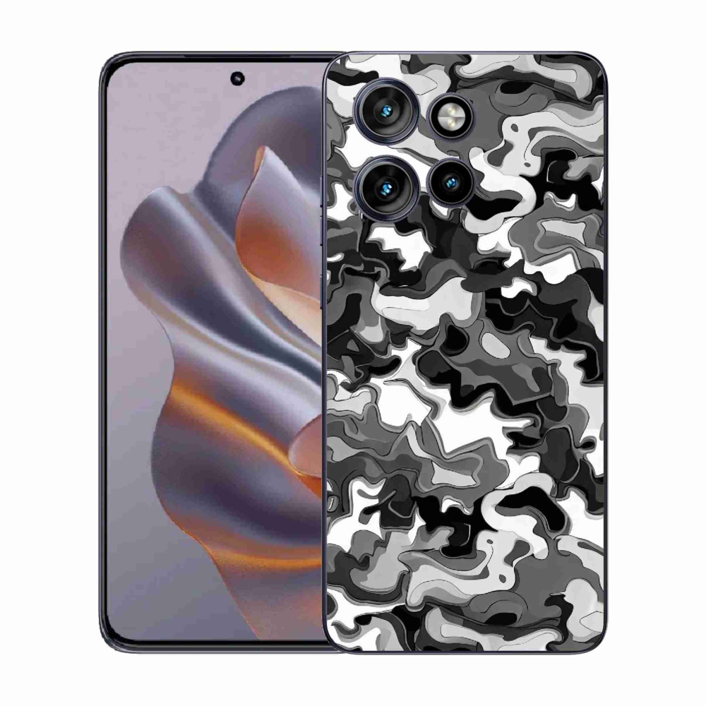 Gélový kryt mmCase na Motorola Edge 50 Neo - maskáčový vzor 3