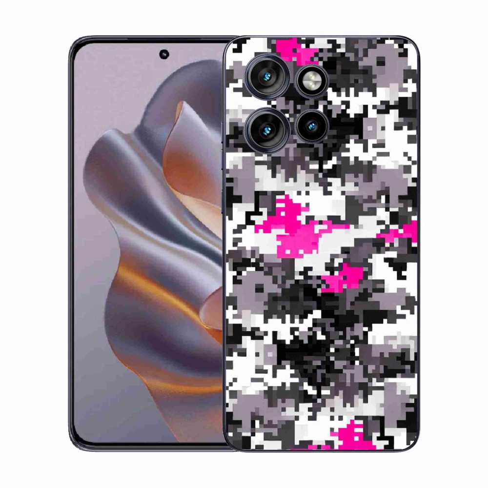 Gélový kryt mmCase na Motorola Edge 50 Neo - maskáčový vzor 4