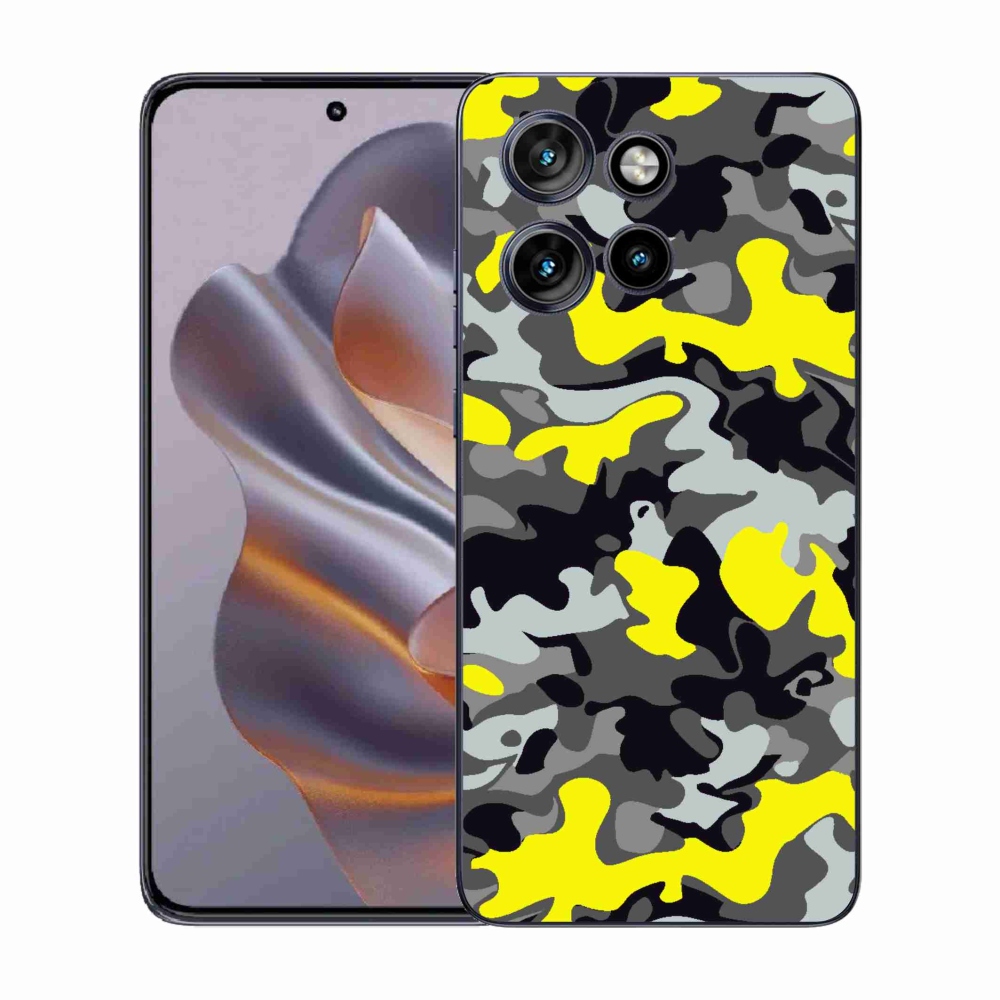 Gélový kryt mmCase na Motorola Edge 50 Neo - maskáčový vzor 6