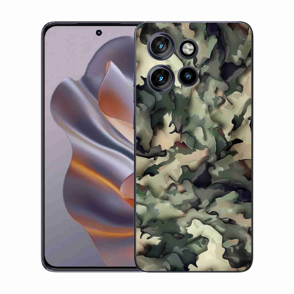 Gélový kryt mmCase na Motorola Edge 50 Neo - maskáčový vzor 9