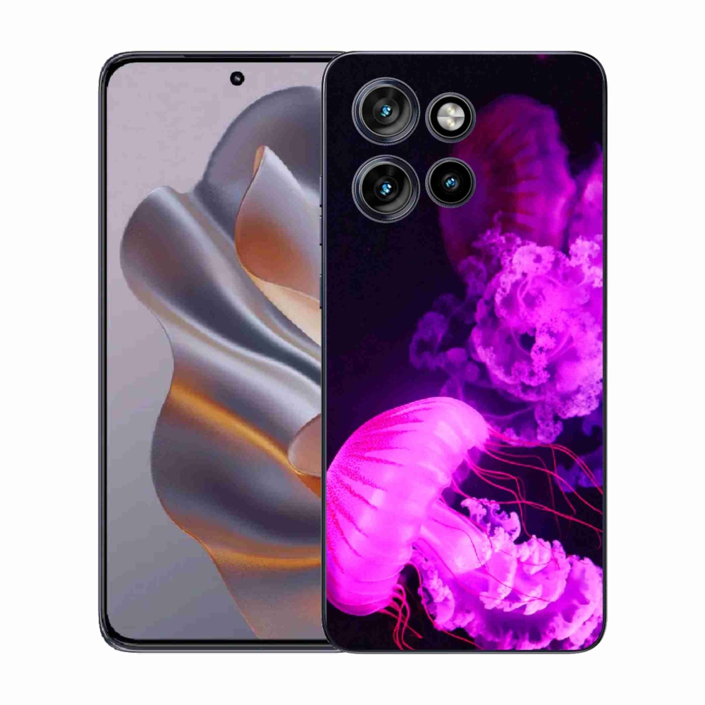 Gélový kryt mmCase na Motorola Edge 50 Neo - medúza 1