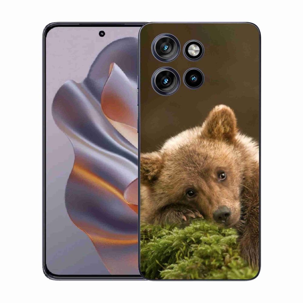 Gélový kryt mmCase na Motorola Edge 50 Neo - medveď