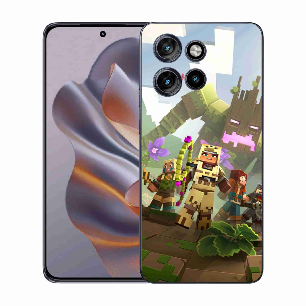Gélový kryt mmCase na Motorola Edge 50 Neo - minecraft 1