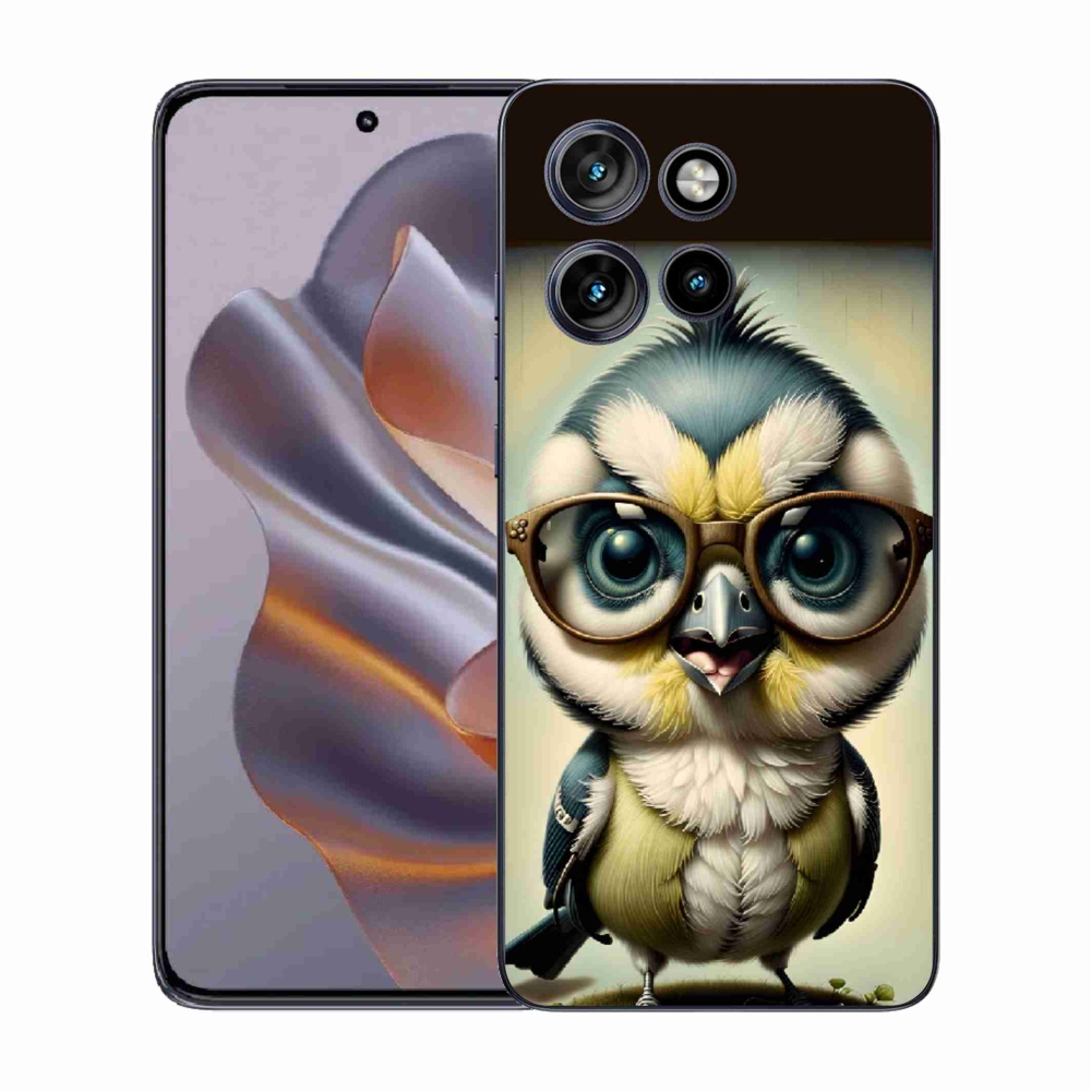 Gélový kryt mmCase na Motorola Edge 50 Neo - mláďa s okuliarmi