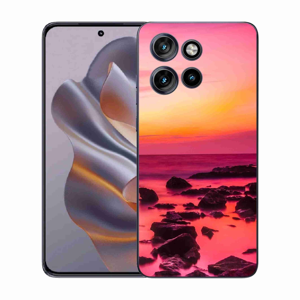 Gélový kryt mmCase na Motorola Edge 50 Neo - more a žiara