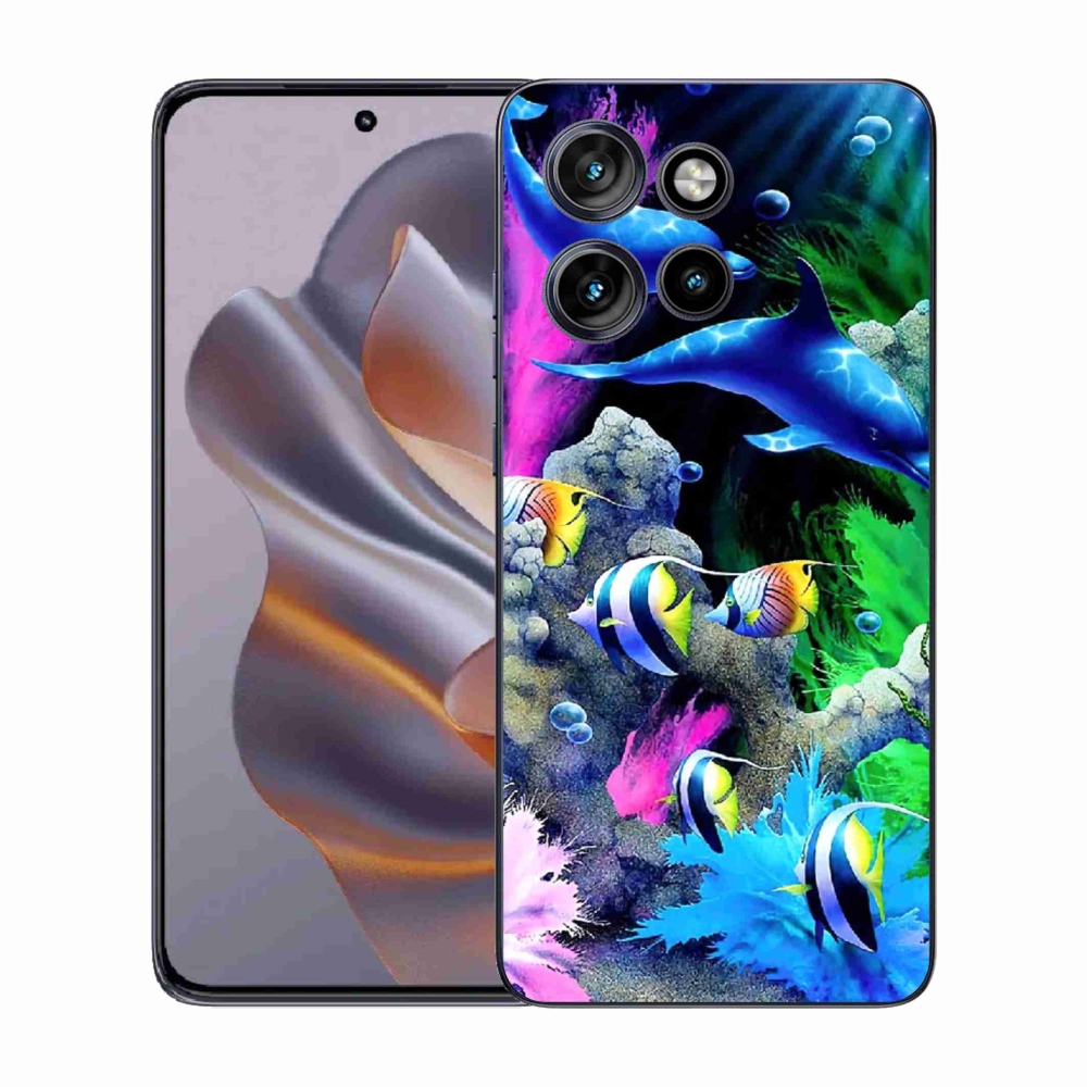 Gélový kryt mmCase na Motorola Edge 50 Neo - morský svet