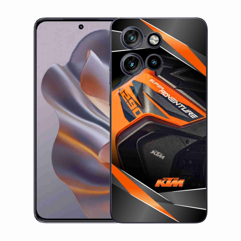 Gélový kryt mmCase na Motorola Edge 50 Neo - motorka ktm