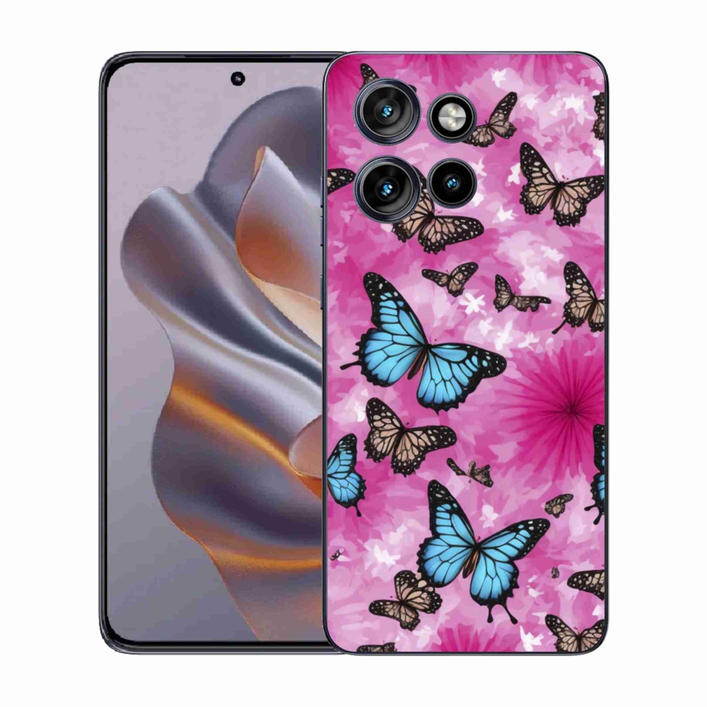 Gélový kryt mmCase na Motorola Edge 50 Neo - motýlia záhrada