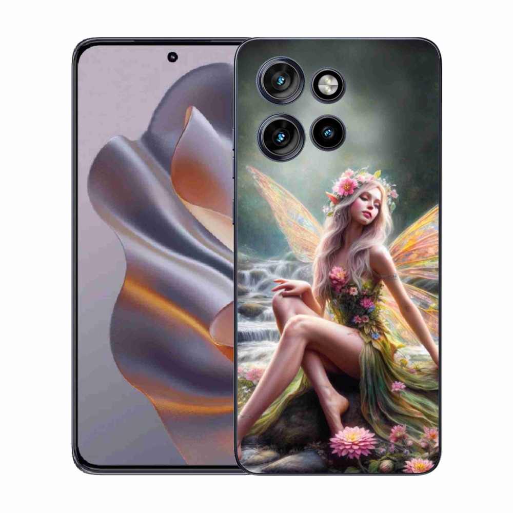 Gélový kryt mmCase na Motorola Edge 50 Neo - motýlia žena 1