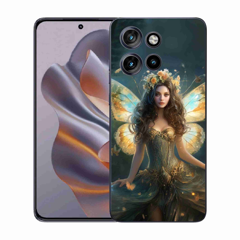 Gélový kryt mmCase na Motorola Edge 50 Neo - motýlia žena