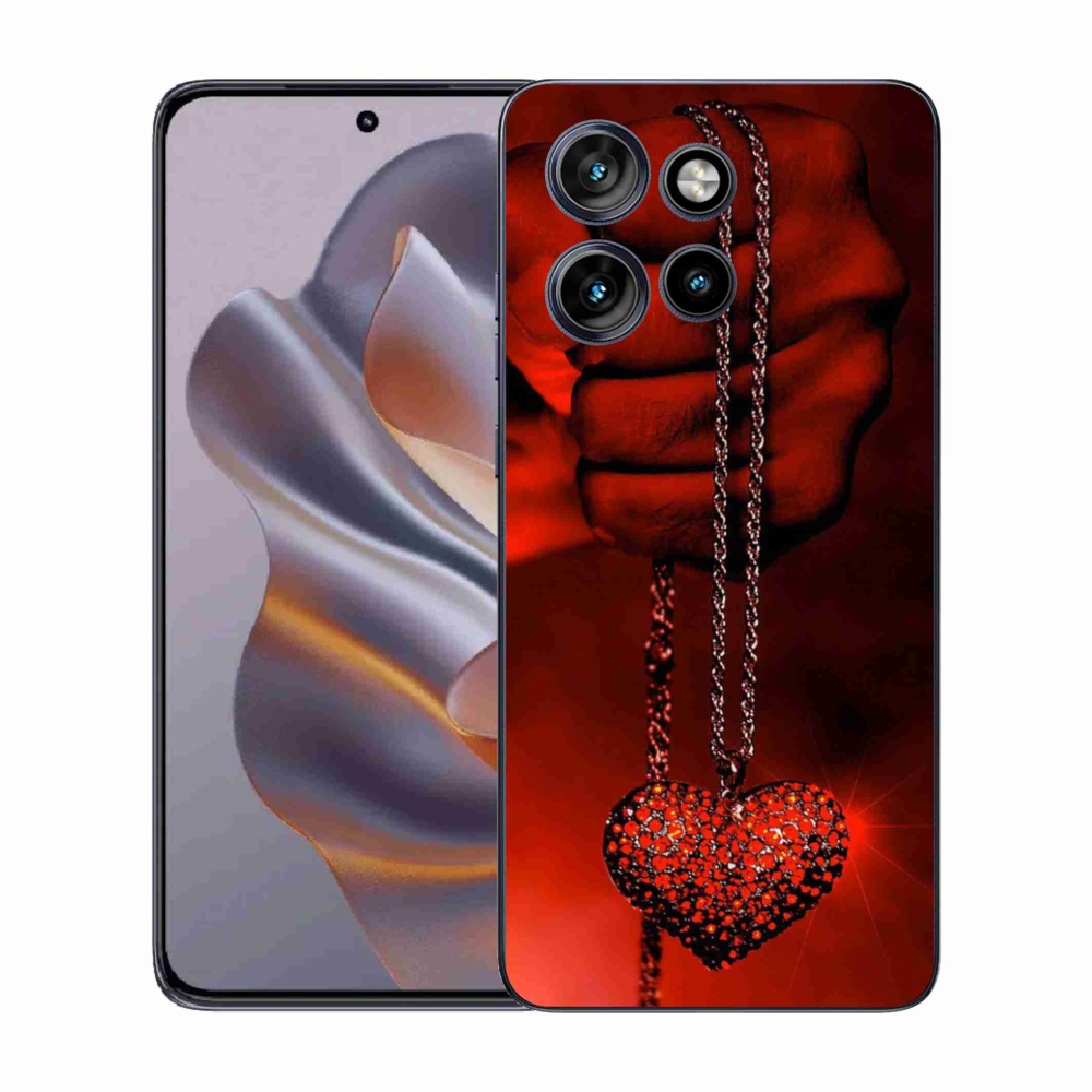 Gélový kryt mmCase na Motorola Edge 50 Neo - náhrdelník