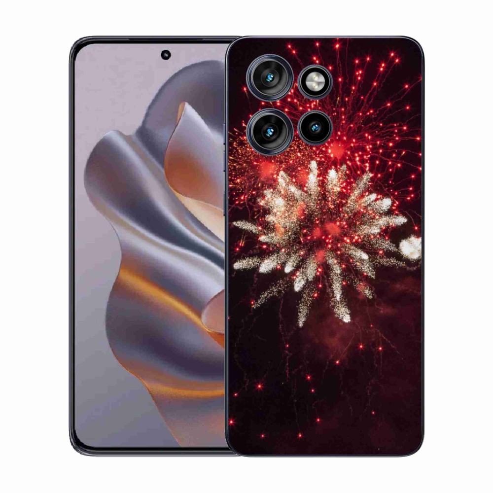 Gélový kryt mmCase na Motorola Edge 50 Neo - ohňostroj