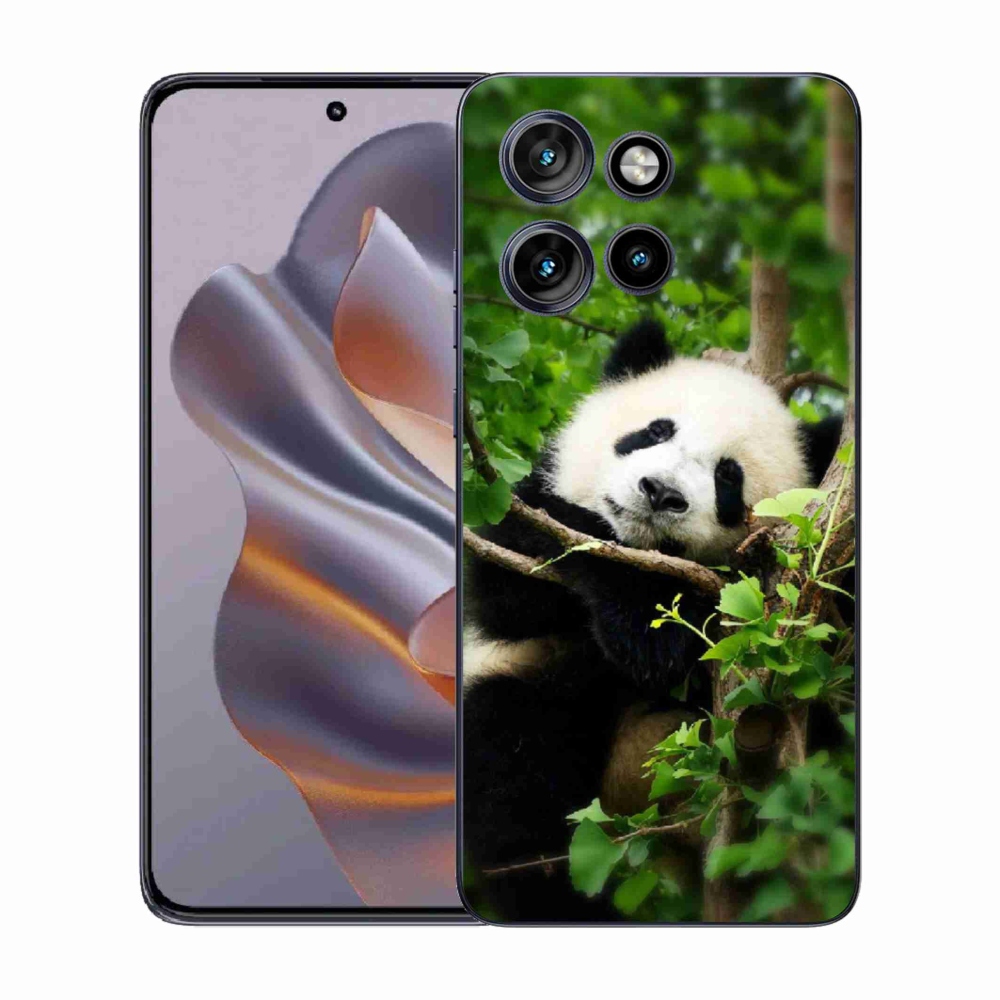 Gélový kryt mmCase na Motorola Edge 50 Neo - panda