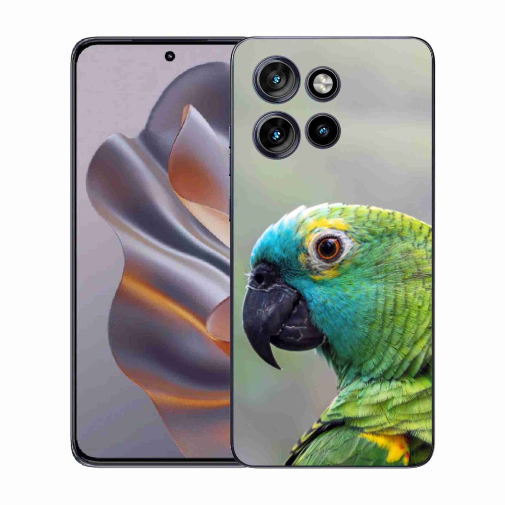 Gélový kryt mmCase na Motorola Edge 50 Neo - papagáj amazoňan