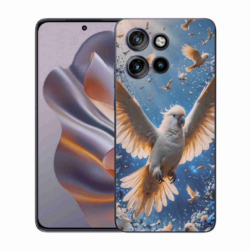 Gélový kryt mmCase na Motorola Edge 50 Neo - papagáj kakadu