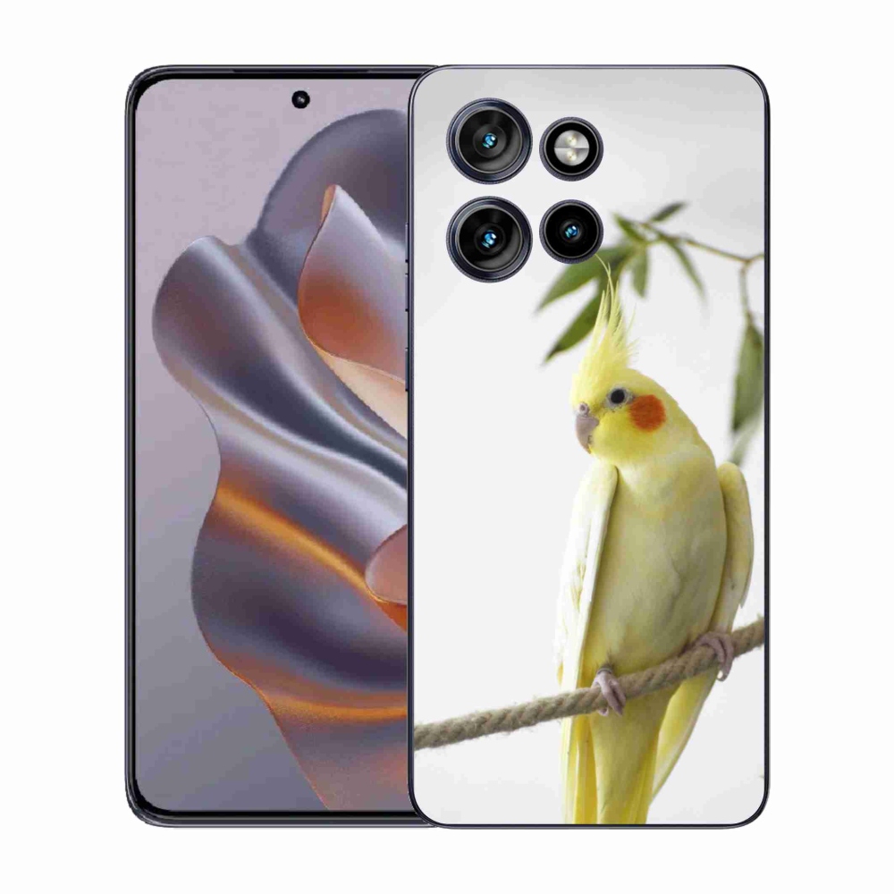 Gélový kryt mmCase na Motorola Edge 50 Neo - papagáj korela chocholatá