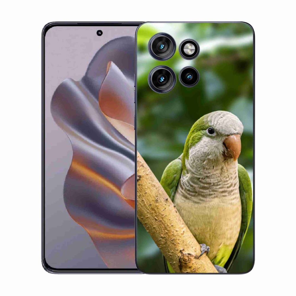 Gélový kryt mmCase na Motorola Edge 50 Neo - papagáj mníšok