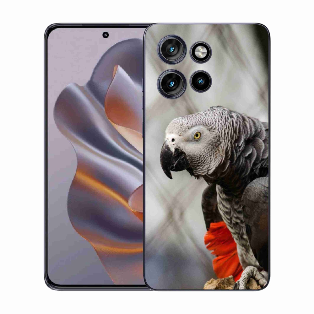 Gélový kryt mmCase na Motorola Edge 50 Neo - papagáj žako 3
