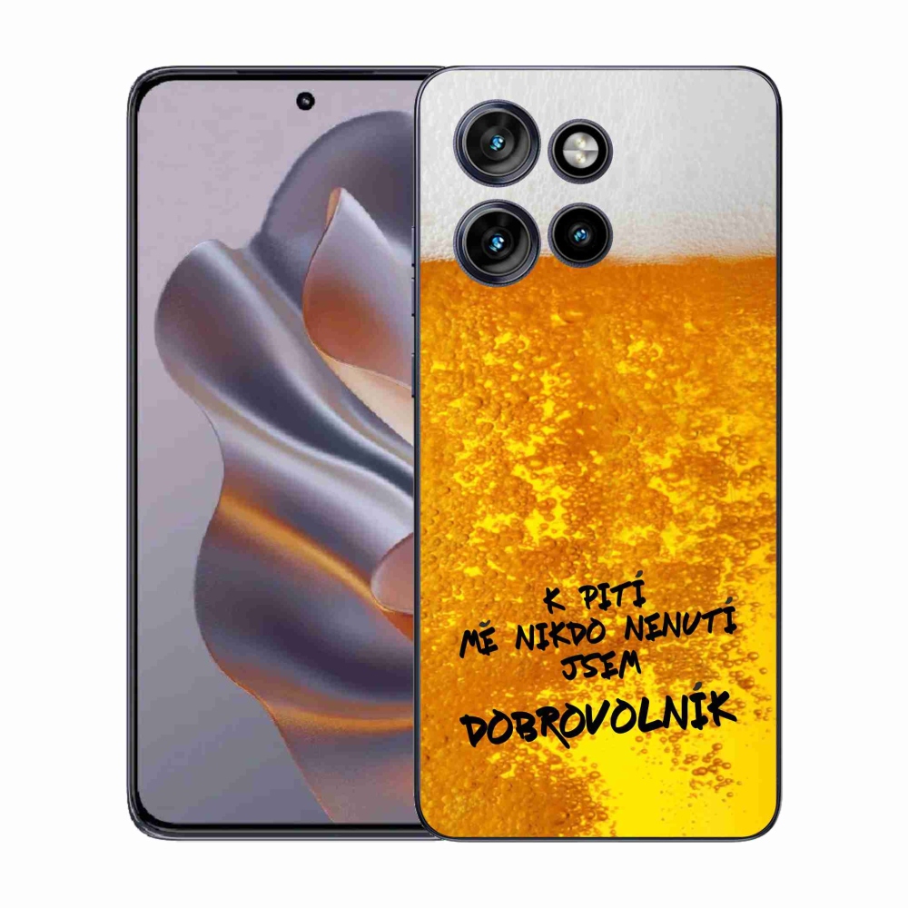 Gélový kryt mmCase na Motorola Edge 50 Neo - pivný motív 4