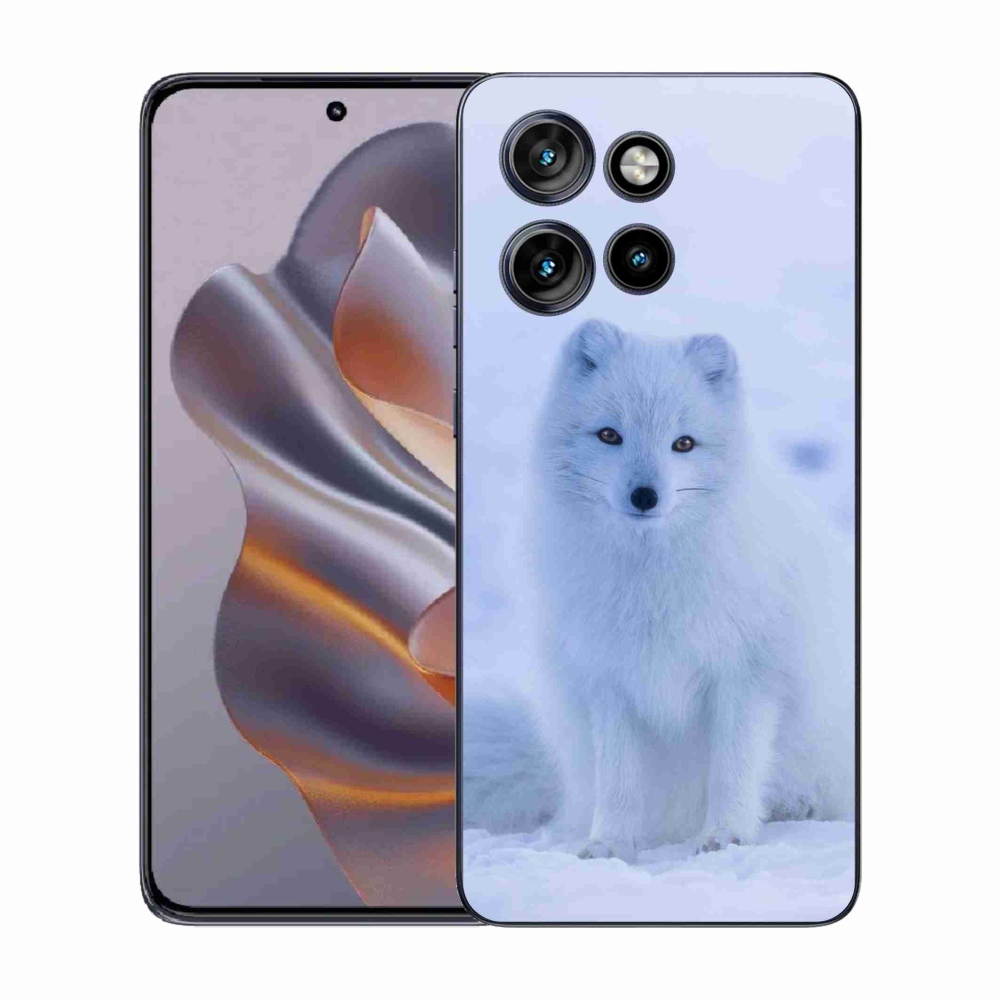 Gélový kryt mmCase na Motorola Edge 50 Neo - polárna líška