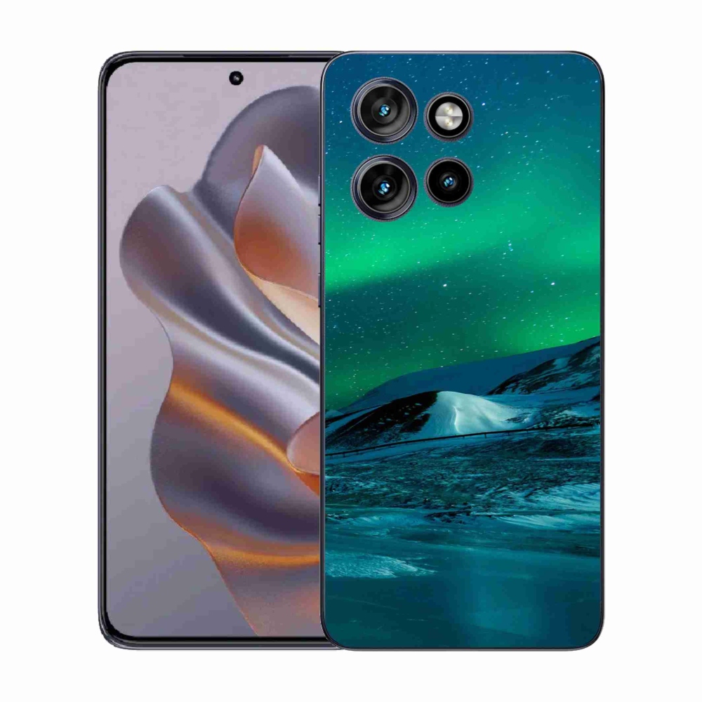 Gélový kryt mmCase na Motorola Edge 50 Neo - polárna žiara
