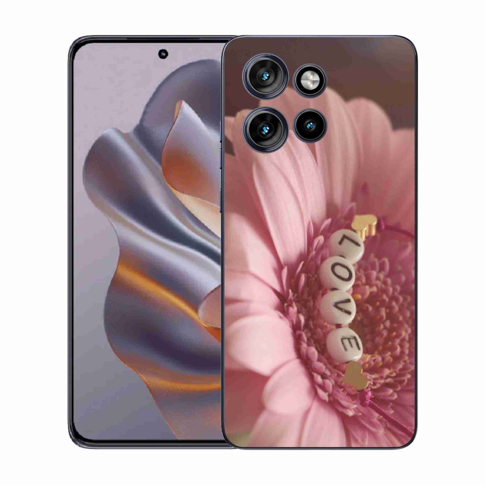 Gélový kryt mmCase na Motorola Edge 50 Neo - prívesok love