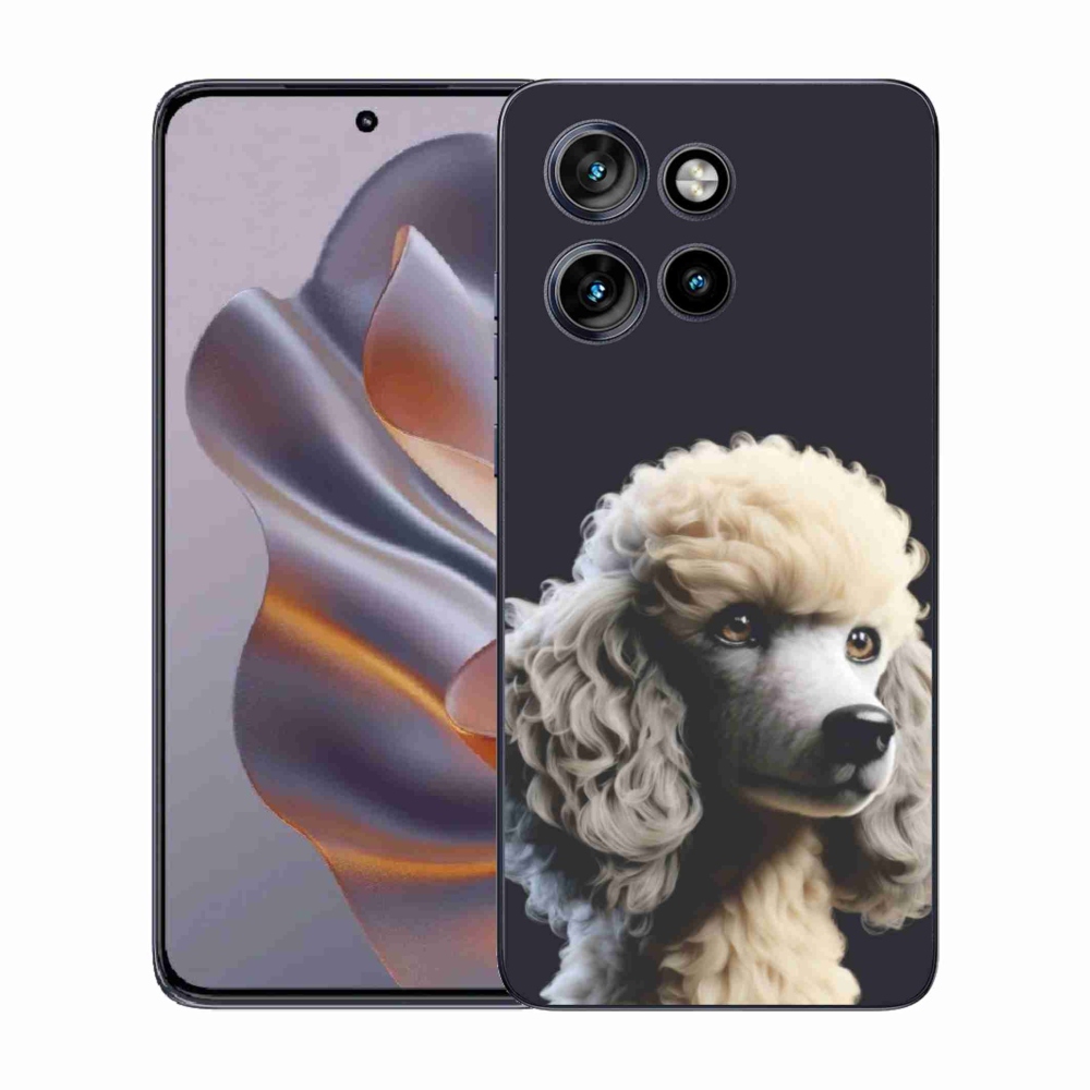 Gélový kryt mmCase na Motorola Edge 50 Neo - pudel