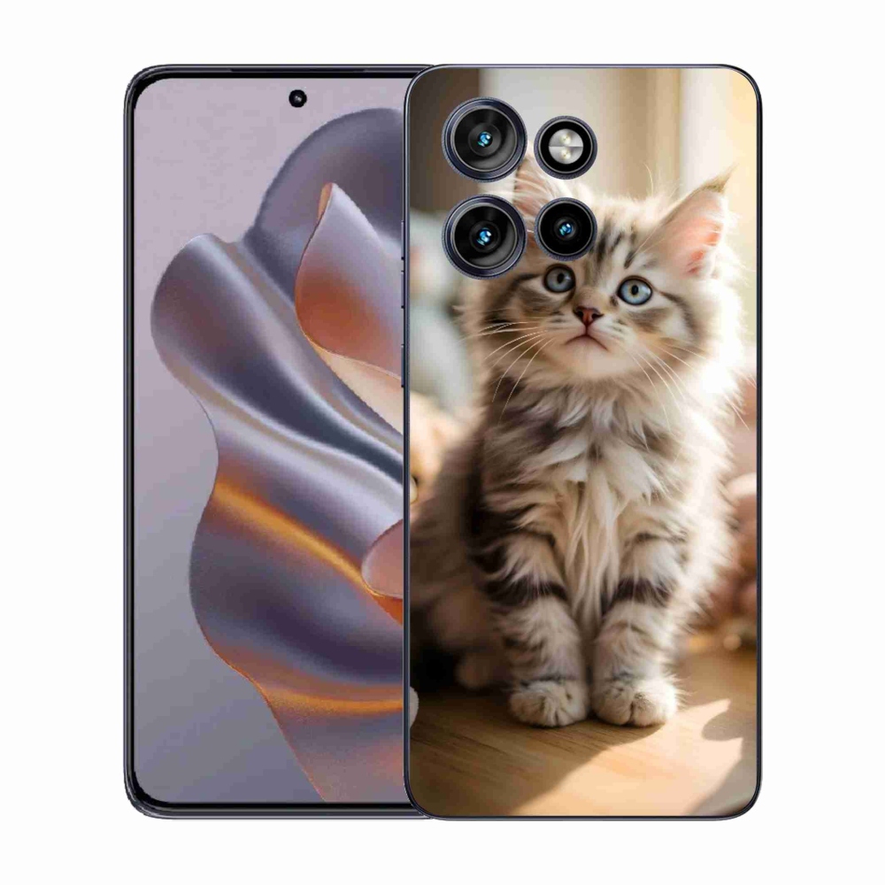 Gélový kryt mmCase na Motorola Edge 50 Neo - roztomilé mačiatko 10