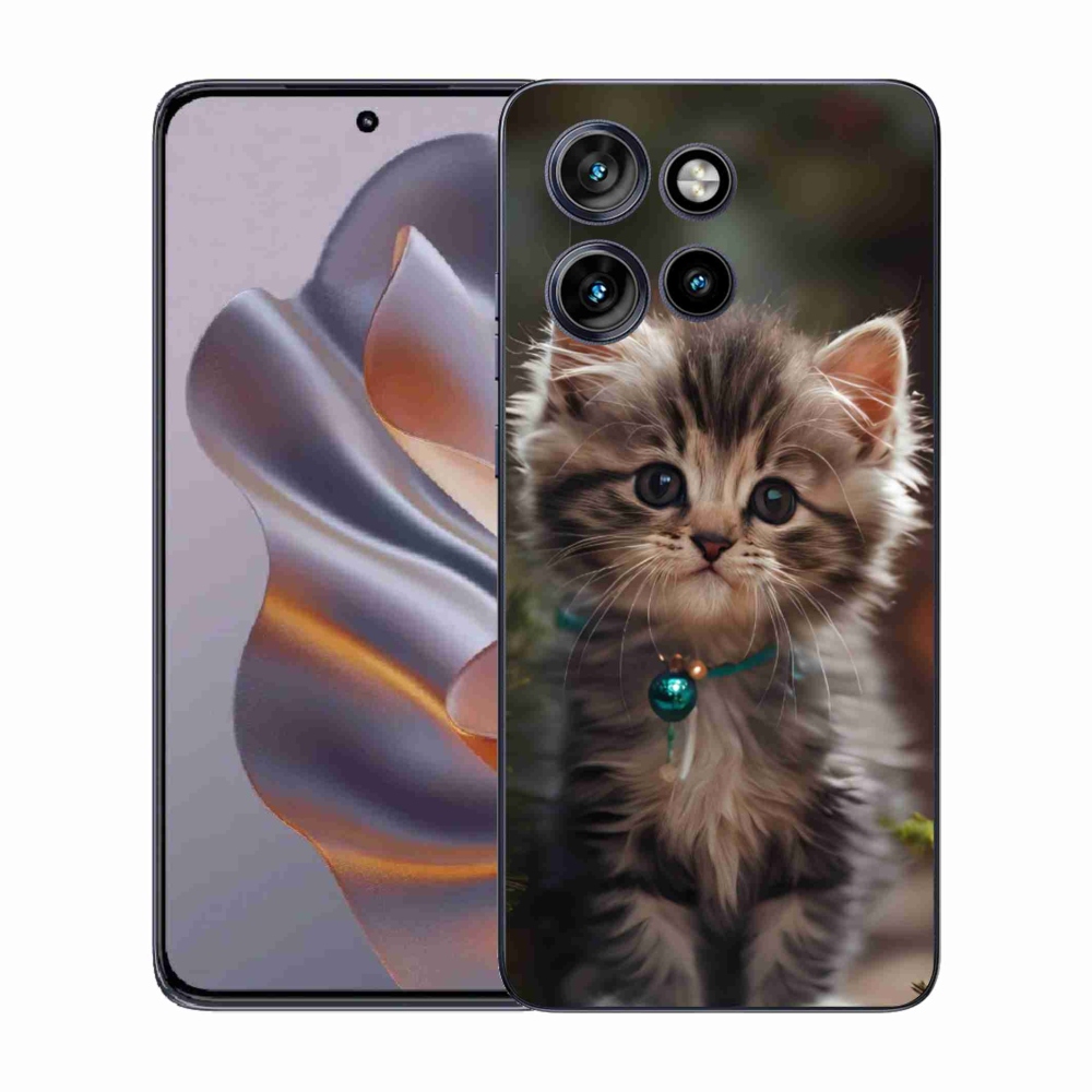 Gélový kryt mmCase na Motorola Edge 50 Neo - roztomilé mačiatko 11