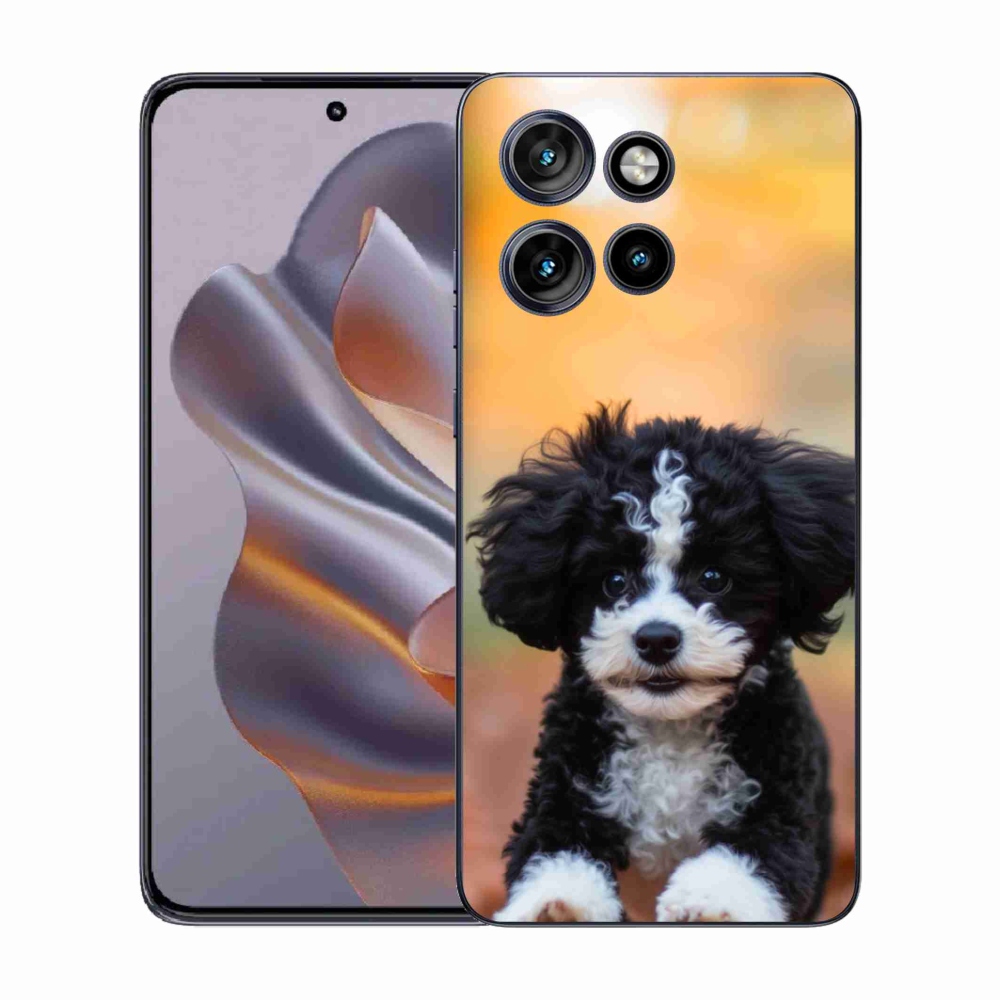 Gélový kryt mmCase na Motorola Edge 50 Neo - roztomilé šteňa 2