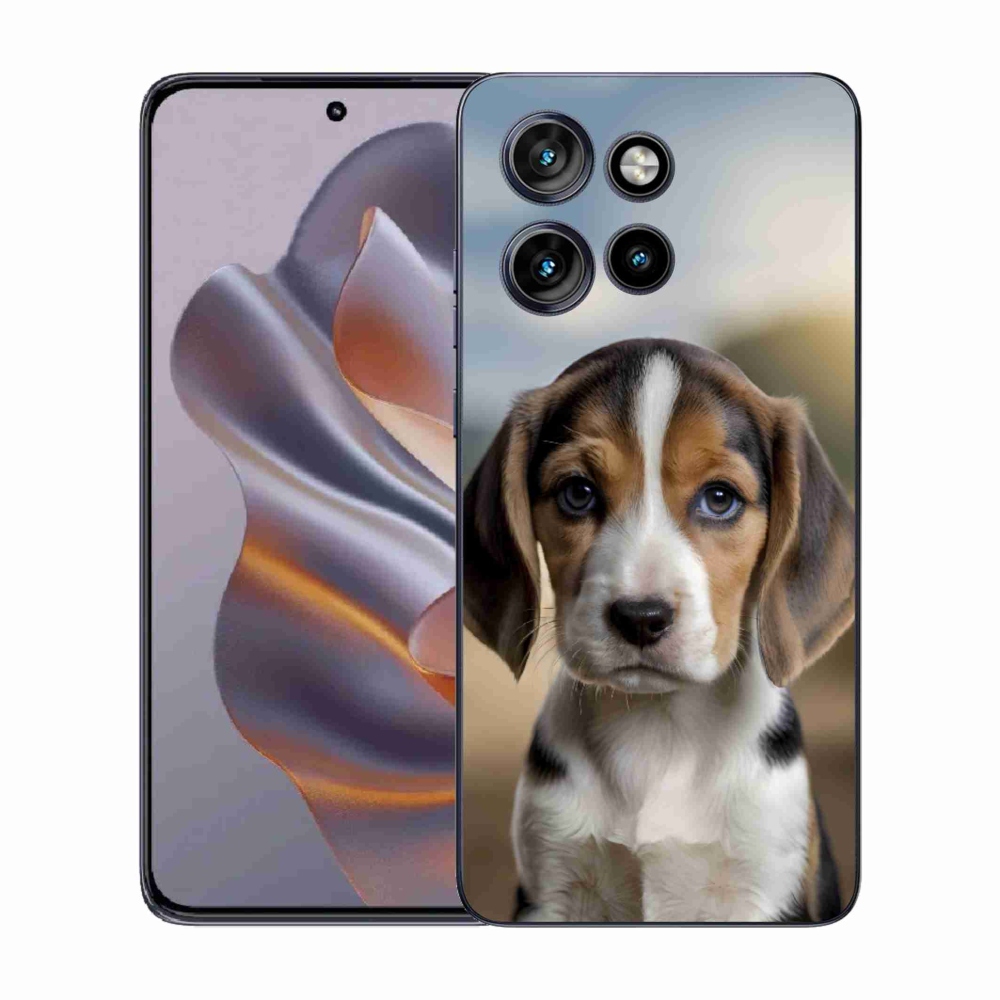 Gélový kryt mmCase na Motorola Edge 50 Neo - roztomilý bígl