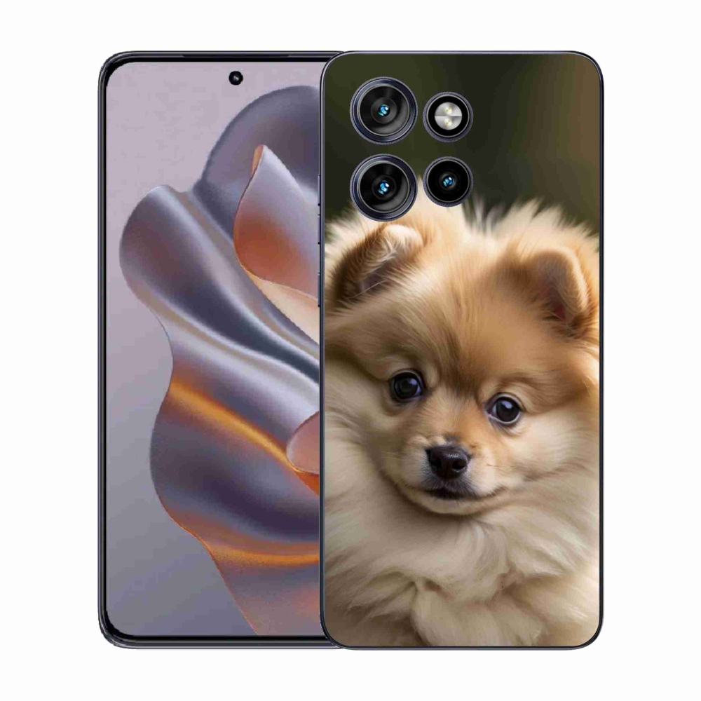 Gélový kryt mmCase na Motorola Edge 50 Neo - roztomilý pomeranian 2