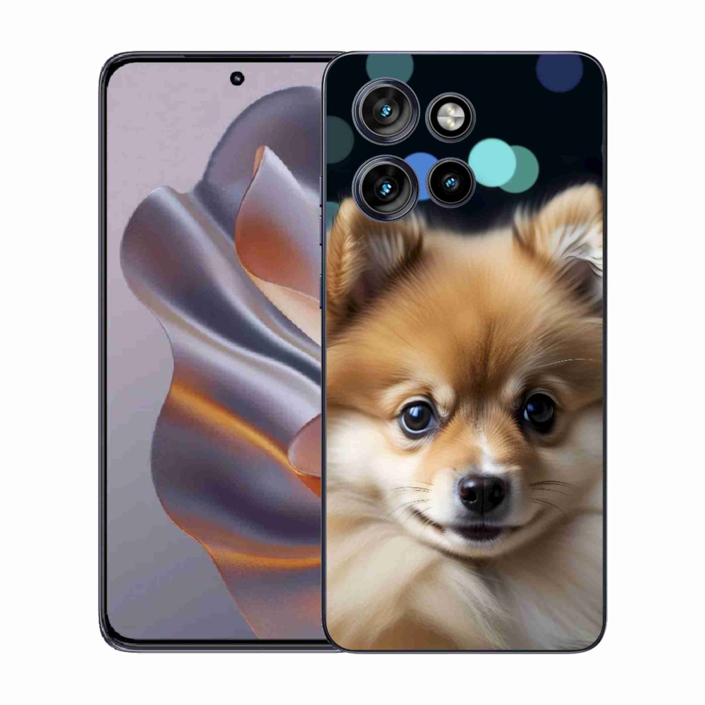 Gélový kryt mmCase na Motorola Edge 50 Neo - roztomilý pomeranian