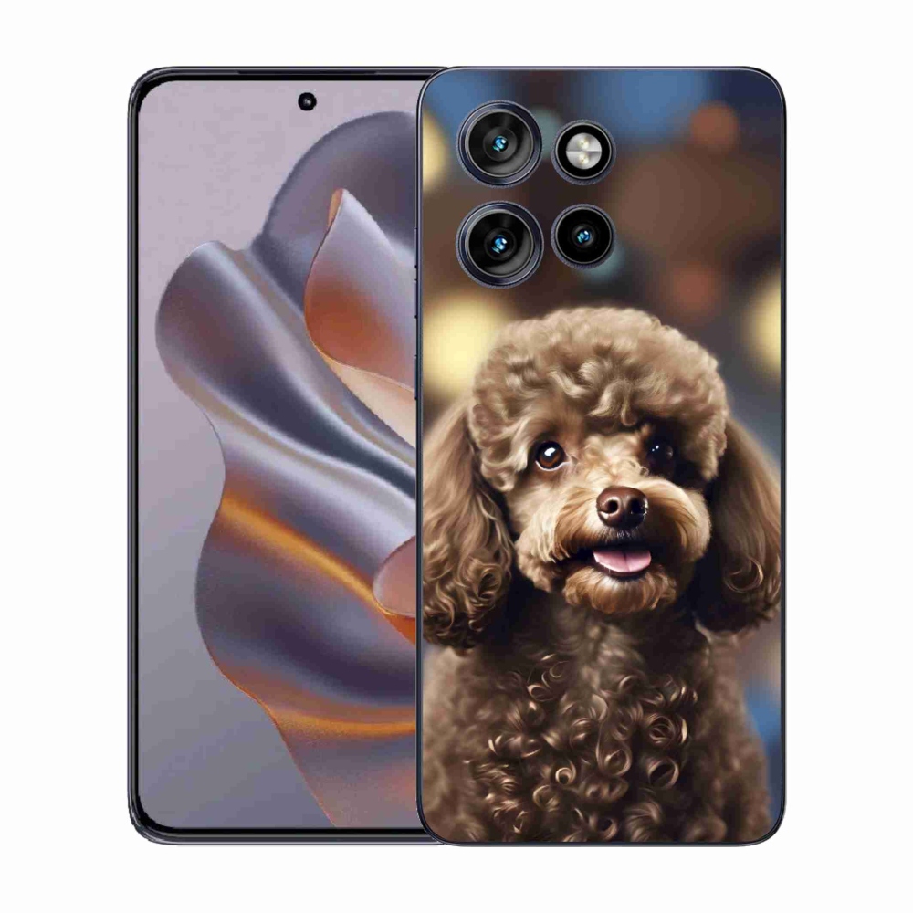 Gélový kryt mmCase na Motorola Edge 50 Neo - roztomilý pudel