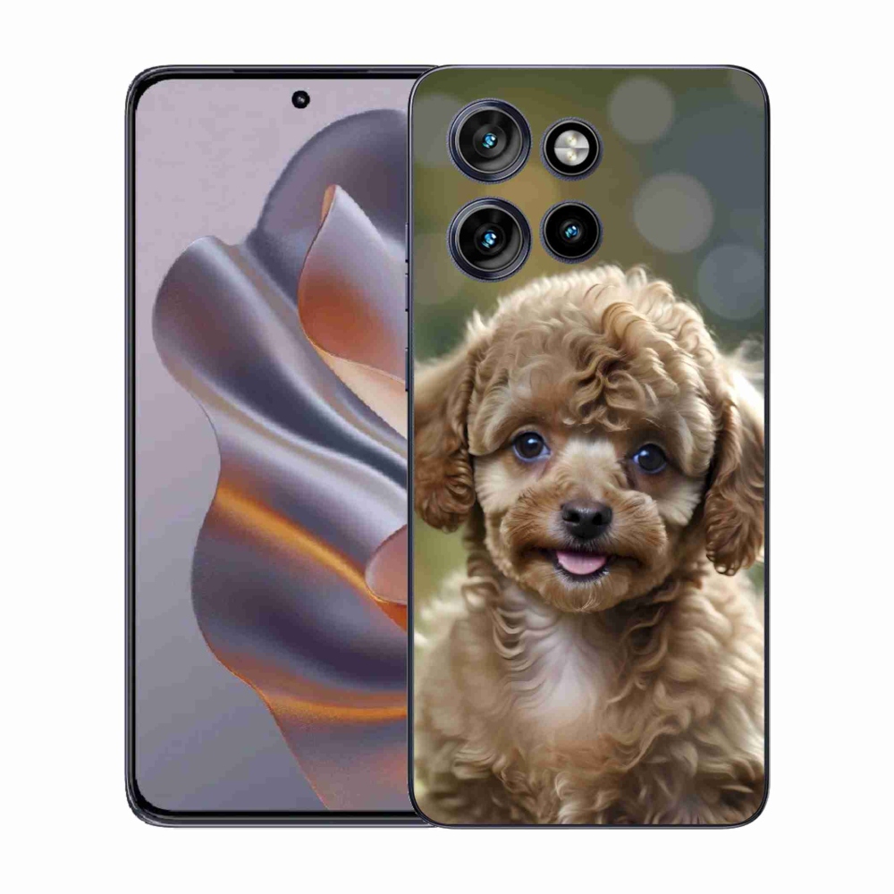 Gélový kryt mmCase na Motorola Edge 50 Neo - roztomilý pudel