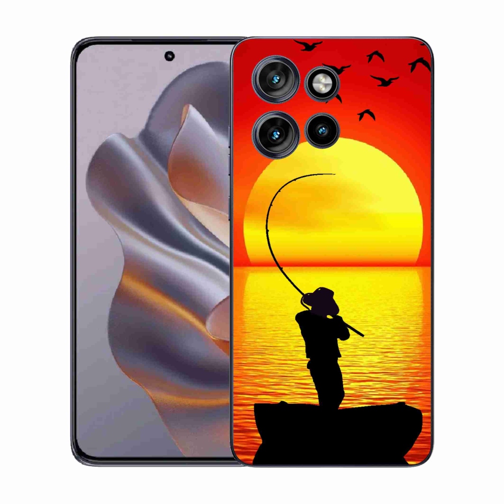 Gélový kryt mmCase na Motorola Edge 50 Neo - rybárčenie