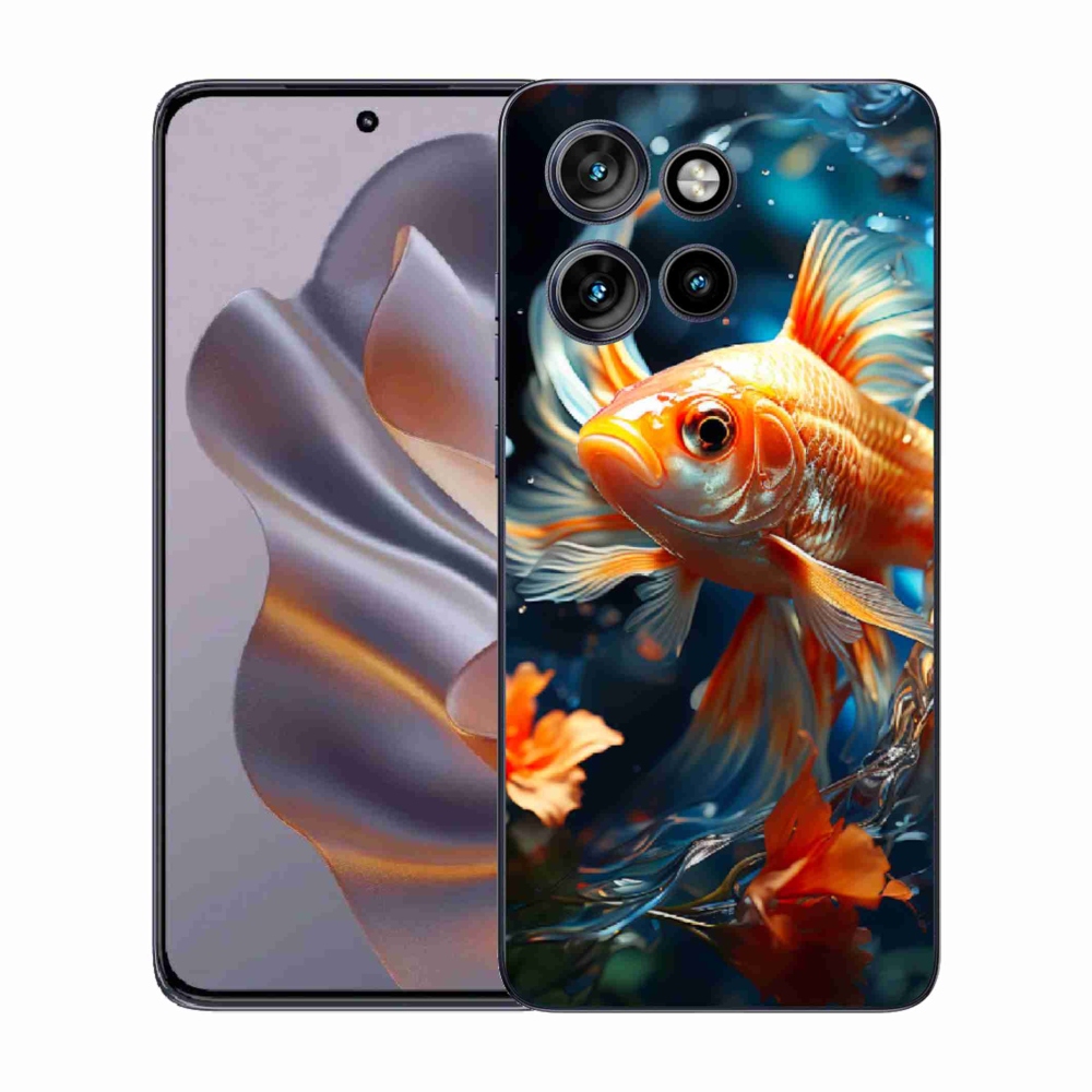 Gélový kryt mmCase na Motorola Edge 50 Neo - rybka